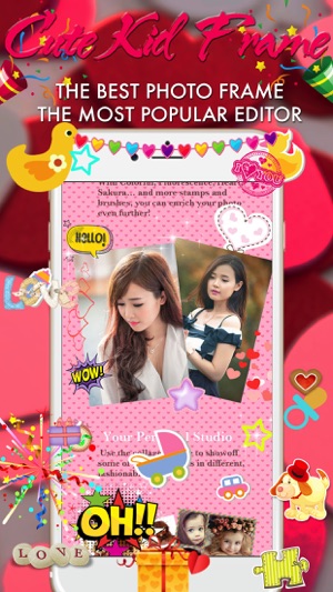 Insta Kid Photo Frame -  Babe photo collage - cute(圖4)-速報App