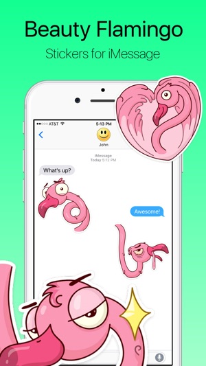 Pink Flamingo Stickers(圖1)-速報App