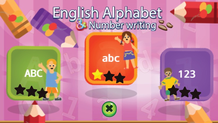 abc 123 genius kids: english alphabet & number