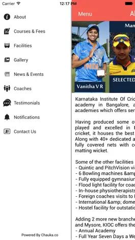 Game screenshot KIOC Karnataka Inst of Cricket apk