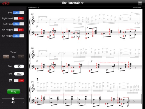 The Entertainer - Piano Practice screenshot 2