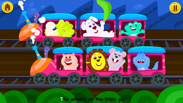 Wheels On The Bus - Kidlo Nursery Rhymes For Kids screenshot-3