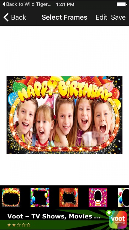 Birthday Bash Photo Frames Decorate Party Collages