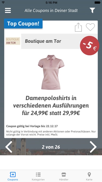 Coupon EXKLUSIV