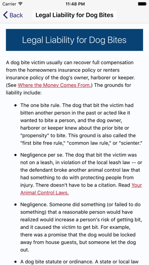 Dog Bite Law(圖2)-速報App