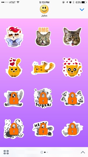 Ninja Сat Want to Play Stickers(圖3)-速報App