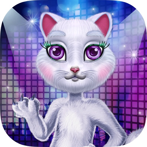 Christmas Kitty Celebration Party Icon