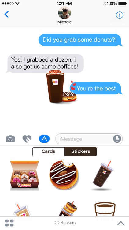 Dunkin’ Donuts Stickers & Cards screenshot-0