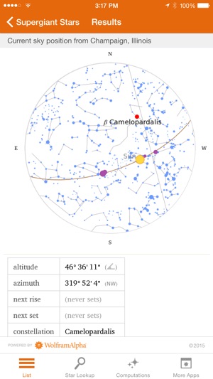 Wolfram Stars Reference App(圖4)-速報App