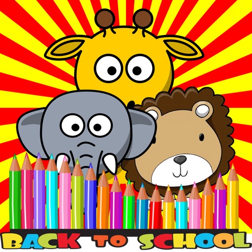 Zoo Animal Coloring BookPages For Kids icon