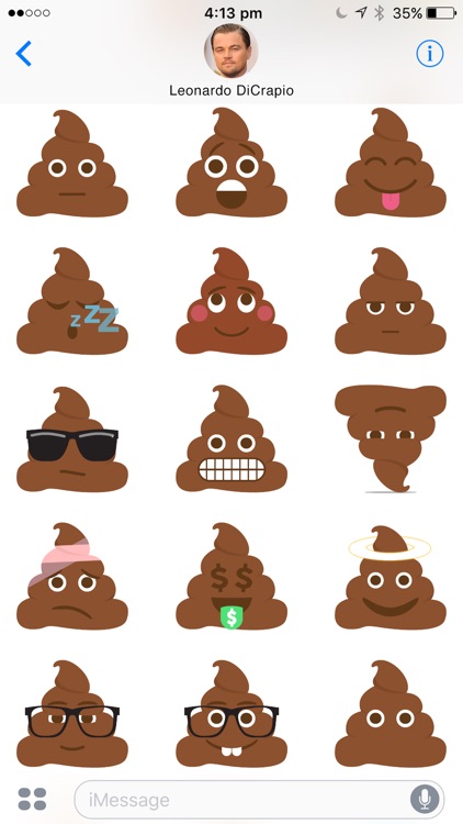 Poo Emoji : Cute Animated Poop Emoji Stickers screenshot-3