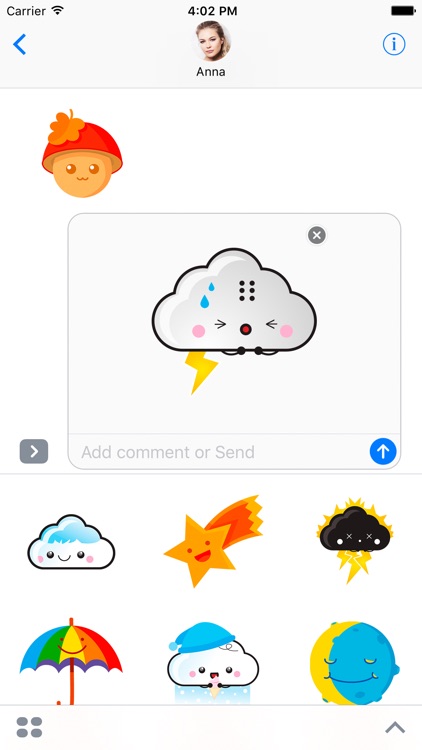 Kawaii Weather - Sticker Pack for iMessage