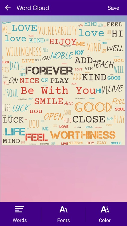 Word Cloud - Text Collage pro screenshot-3