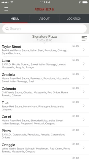 Artisan Pizza Co(圖2)-速報App