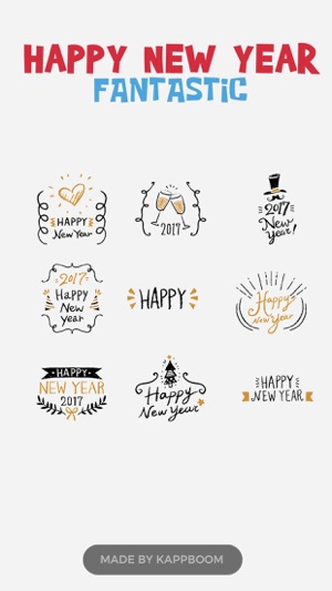 Fantastic New Year Sticker(圖1)-速報App