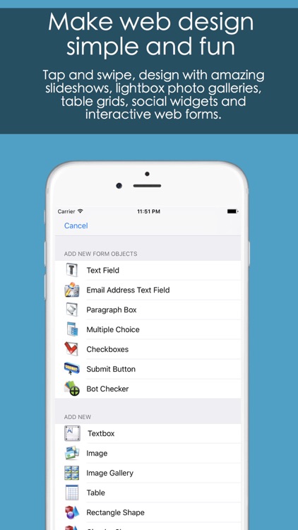 HTML Egg Pro Website Designer for iPhone screenshot-4