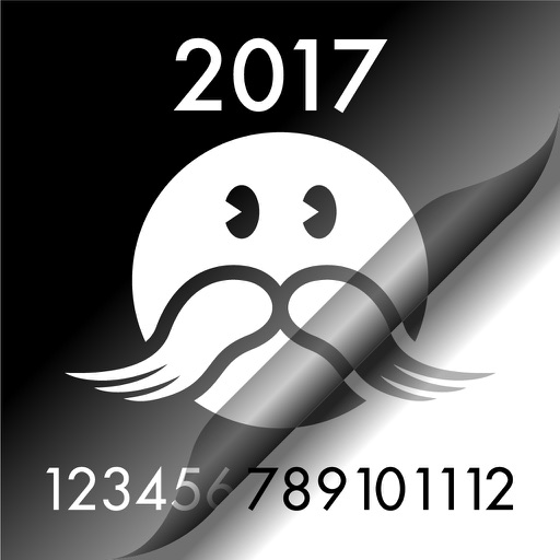 H'cal2017 ～In 2017 - Wallpaper Yearly Calendar～