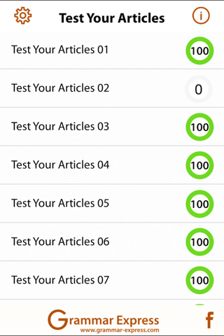 Test Your Articles Lite - náhled