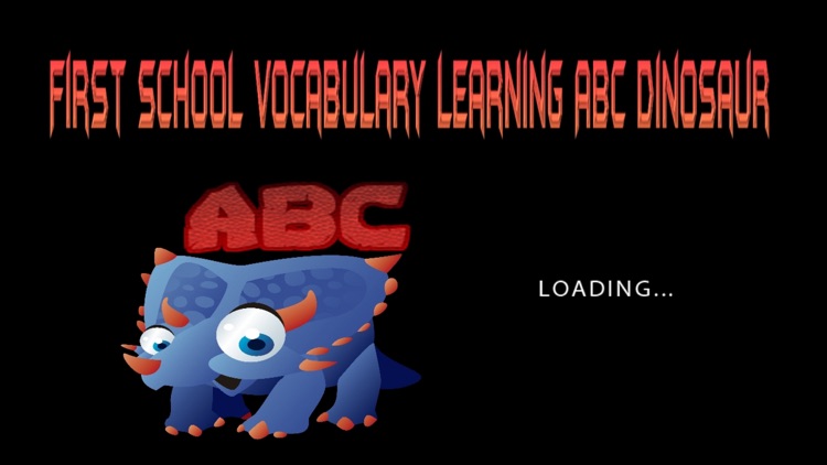 First School Vocabulary Learning ABC Dinosaur screenshot-4