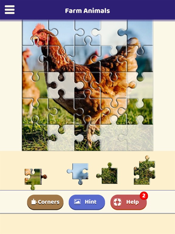 Farm Animals Jigsaw Puzzle screenshot 3
