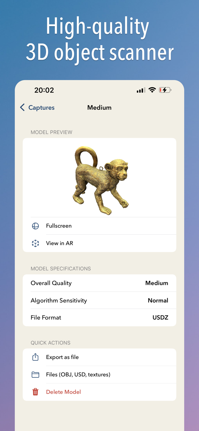 Modelified — 3D Capture