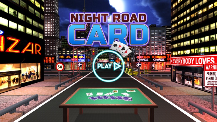 Night Road Card