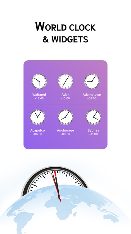 World Clock with Widget