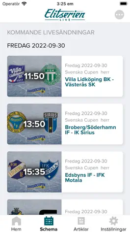 Game screenshot Elitserien Live mod apk