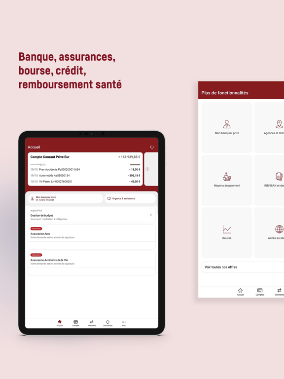 CIC Banque Privée en ligne screenshot 2