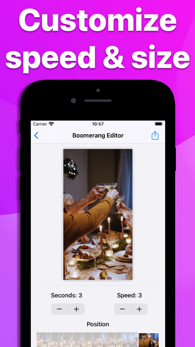 Boomerang Loop Video Maker iphone images