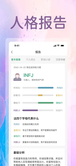 Game screenshot MBTI-职业兴趣性格测试&16型人格测试 apk