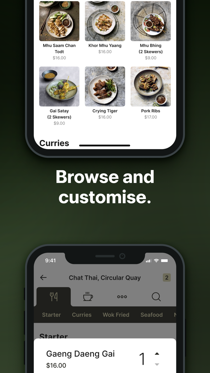 Chat Thai Order Online