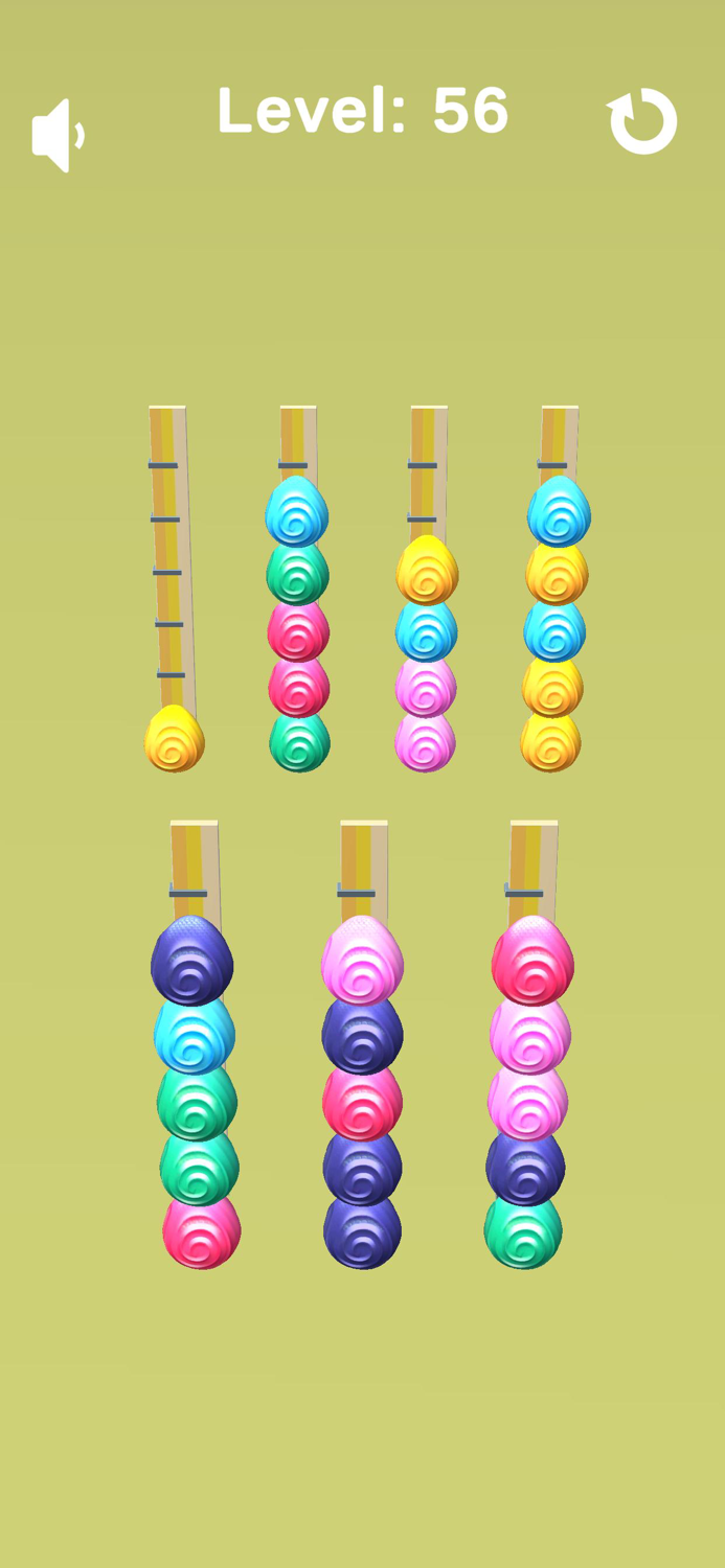 Color Sort 3D Stacking Puzzle