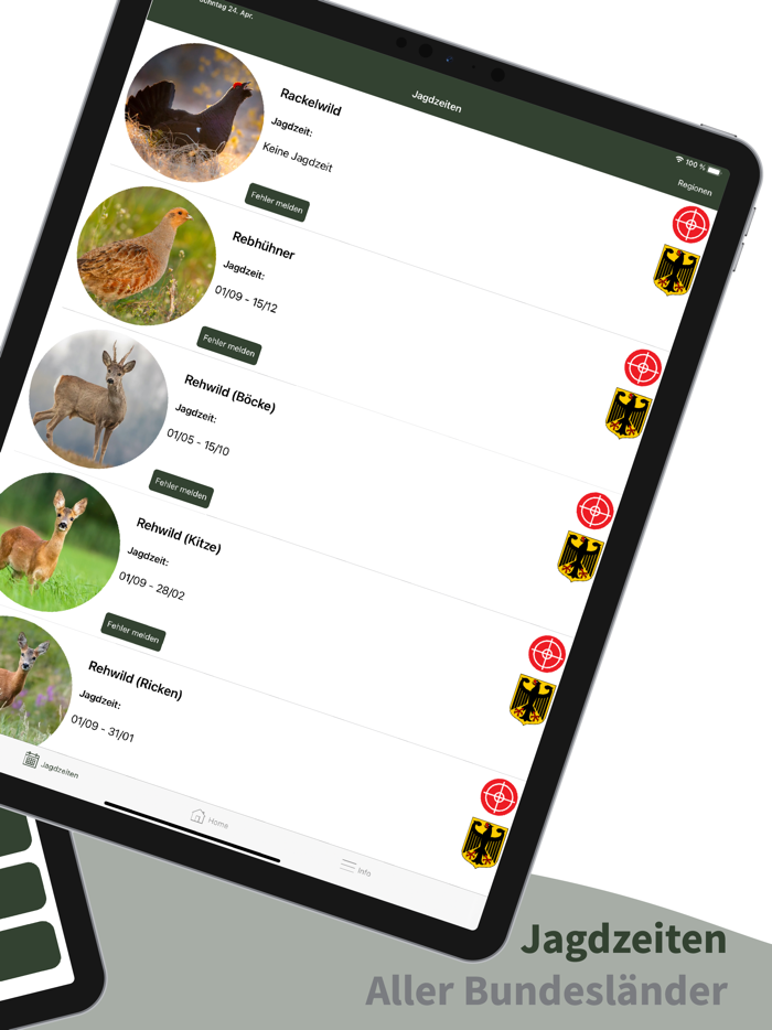 Hunting Plus - Jagdzeiten App