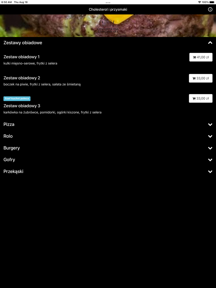 Cholesterol i przysmaki