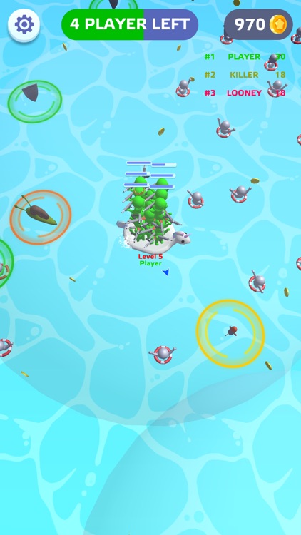 Raft Sea Wars io - Boat Battle screenshot-4
