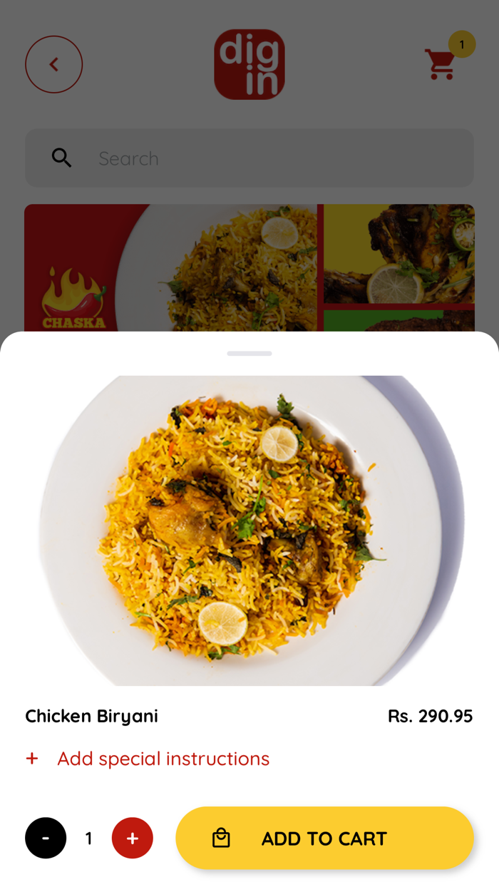 Dig In Food Delivery