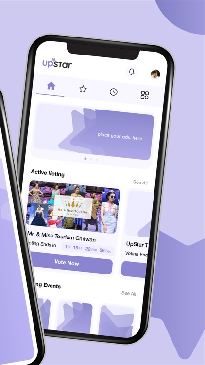 UpStar - Events & Voting
