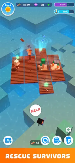 Game screenshot Lost Ship: Block Craft apk