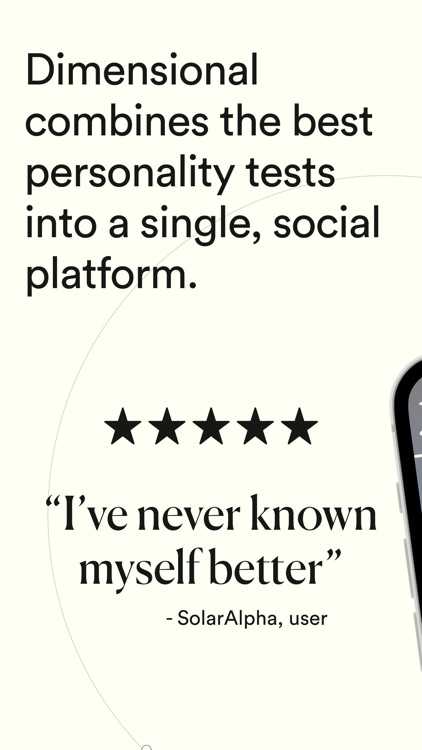 Dimensional: Personality Test