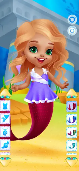 Game screenshot Cute Mermaid DressUp mod apk