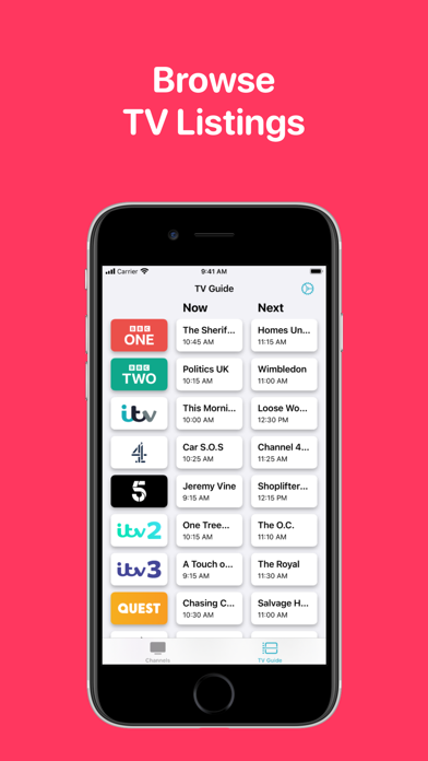 TV Launcher - Live UK Channels Screenshot