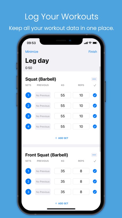 Spotter - Gym Workout Tracker