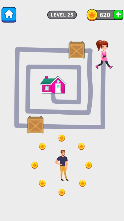 Draw To Home Puzzle Game screenshot-5