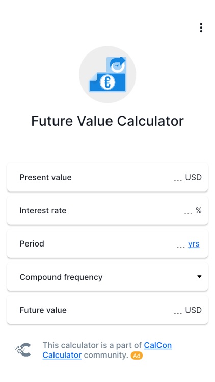 Future Value Calculator CalCon