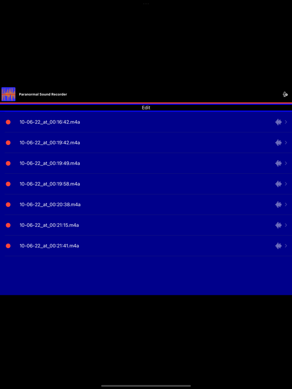 Paranormal Sound Recorder screenshot 4