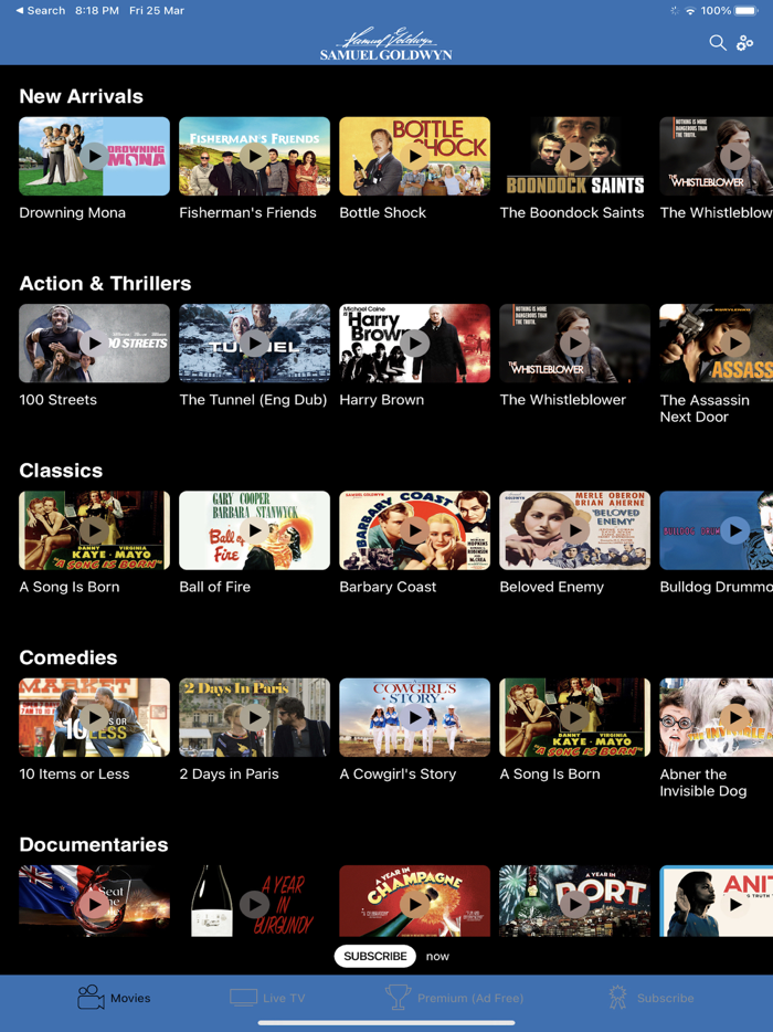 Samuel Goldwyn – Watch Movies