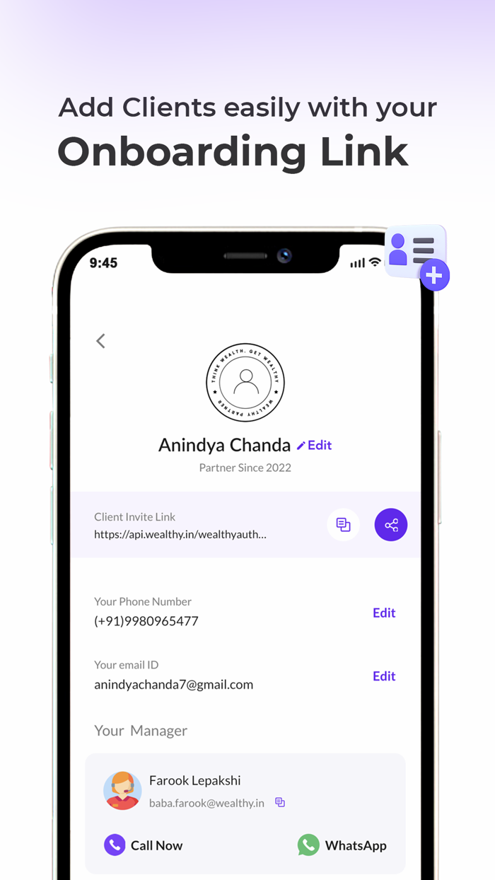 Wealthy Partner - Sell  Earn