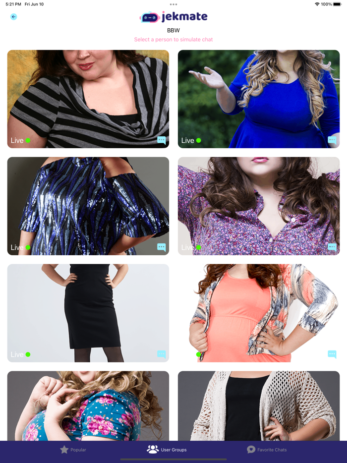 JekMate Unlimited Chats