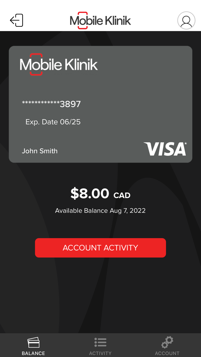 Mobile Klinik Balance Checker